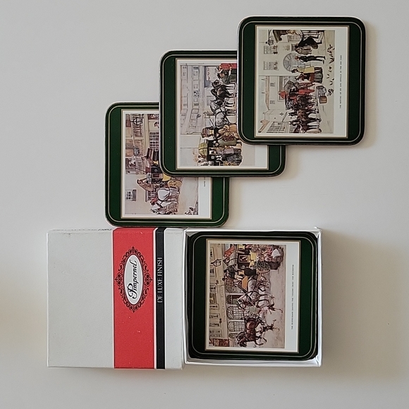 Pimpernel Dining Vintage Pimpernel Coasters Dickensian Scenes